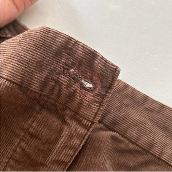 Brown J. Crew corduroy mini skirt with pockets size 6. - Picture 6 of 8